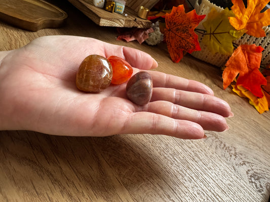 Fire Agate Tumblestone 20-30mm