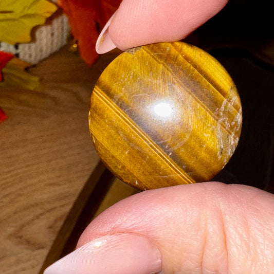 Round Crystal Flat Stones