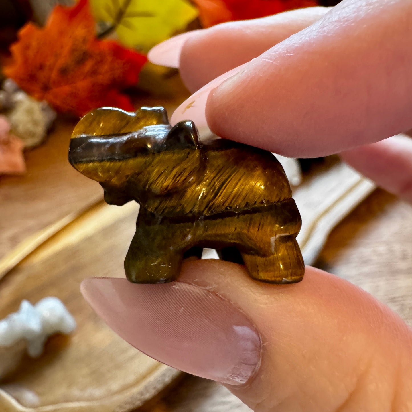 Mini Elephant Carving