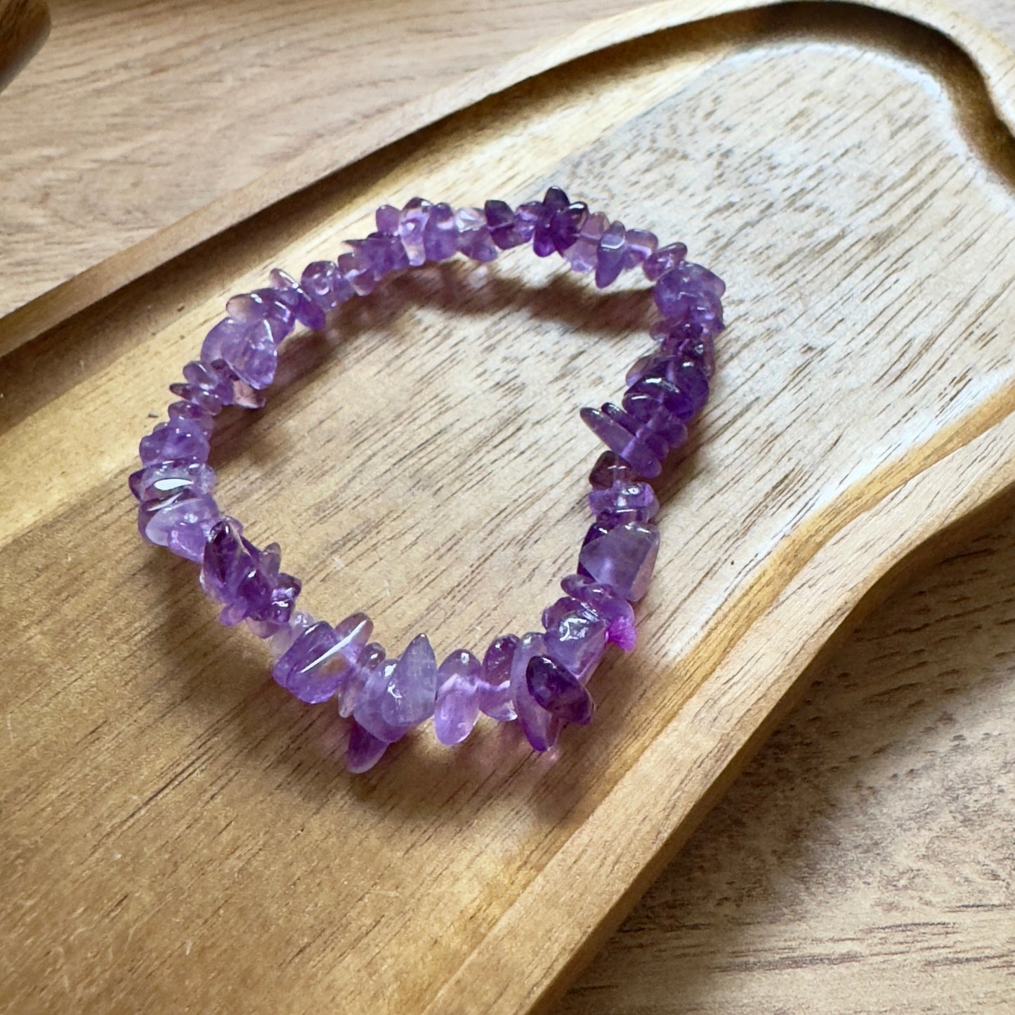 Amethyst Chip Bracelet