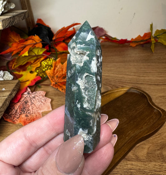 Moss & Ocean Agate Towers