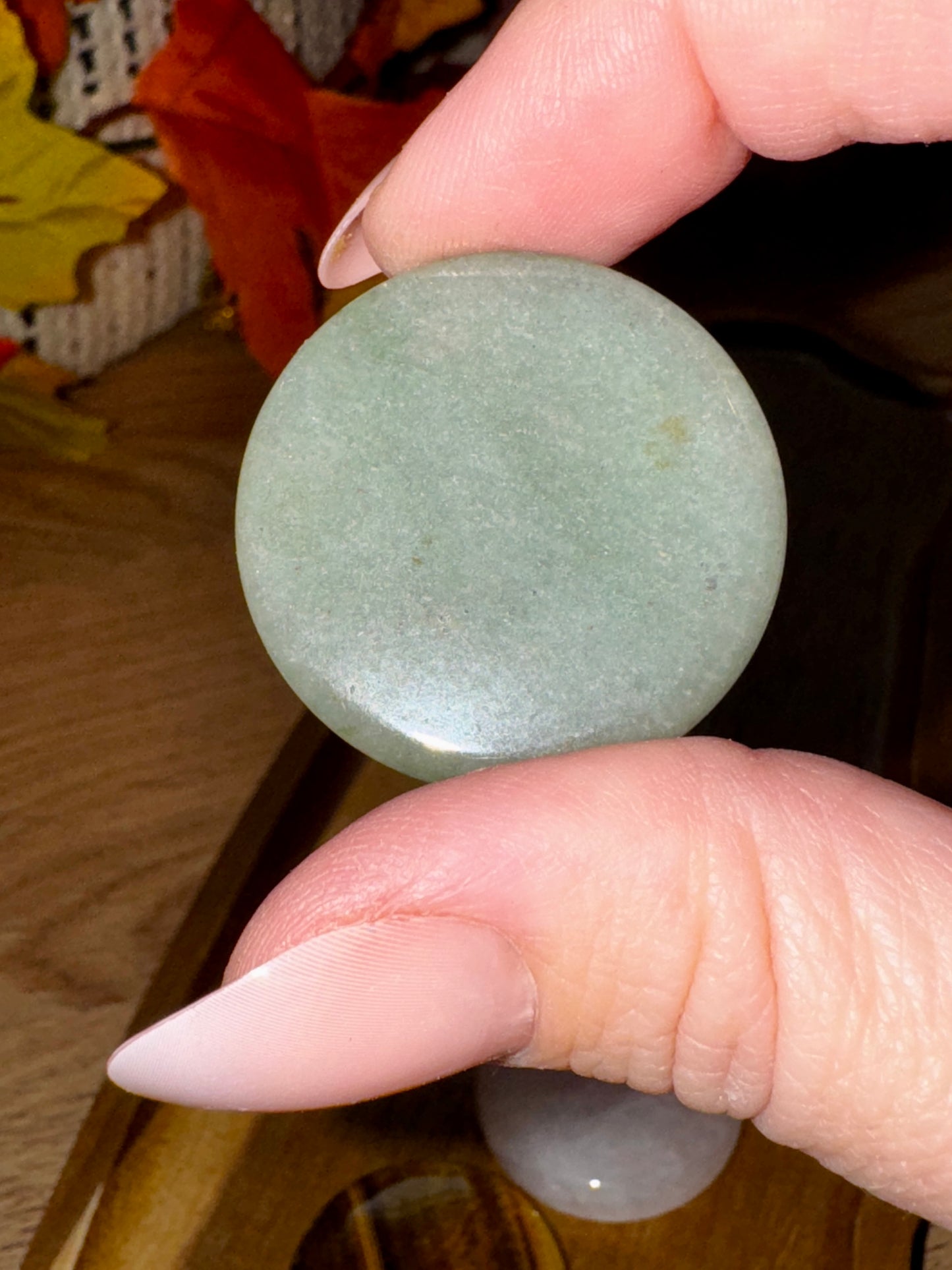 Round Crystal Flat Stones