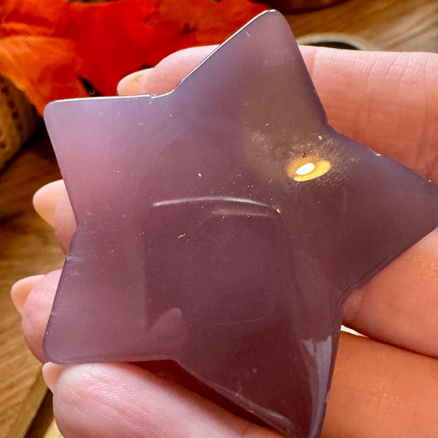 Purple Agate Druzy Stars -Flawed but Fabulous