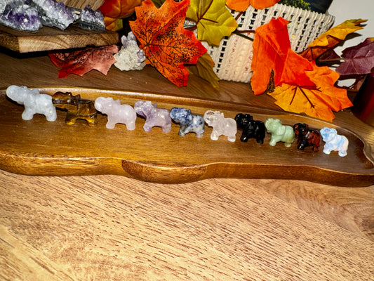 Mini Elephant Carving