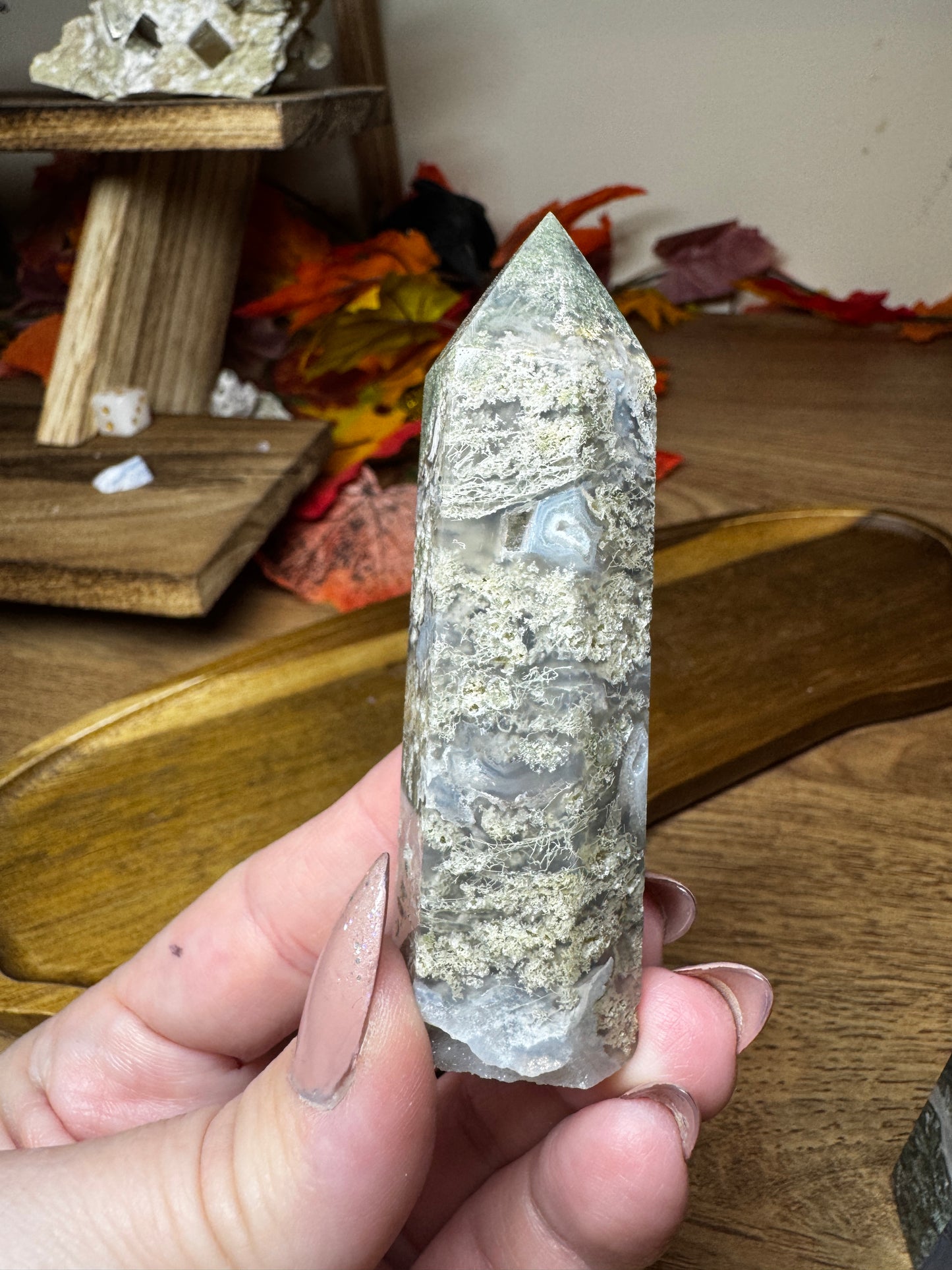 Moss & Ocean Agate Towers