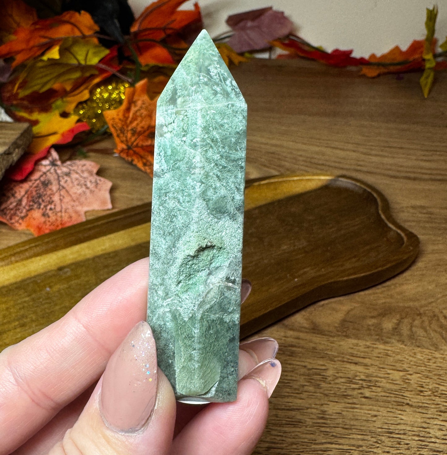Moss & Ocean Agate Towers