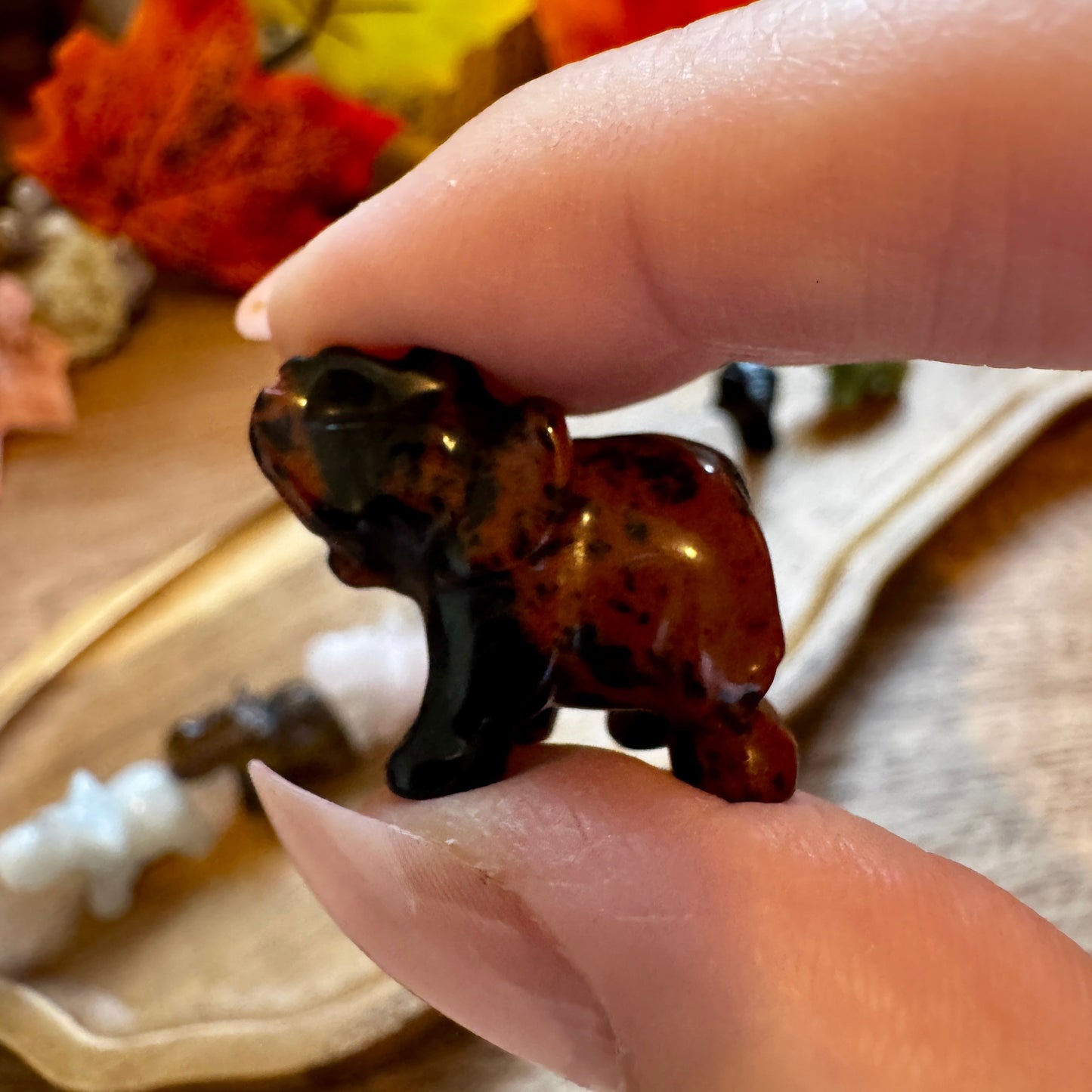 Mini Elephant Carving
