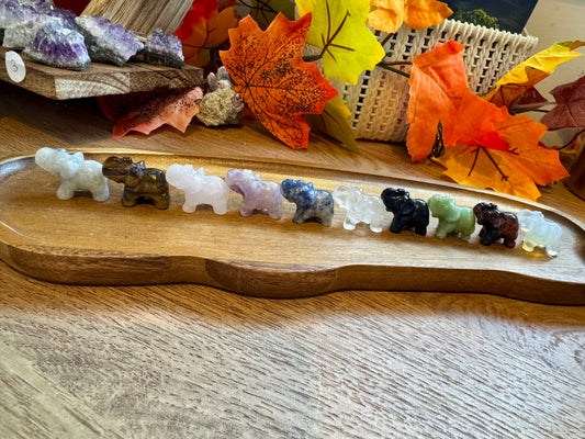 Mini Elephant Carving