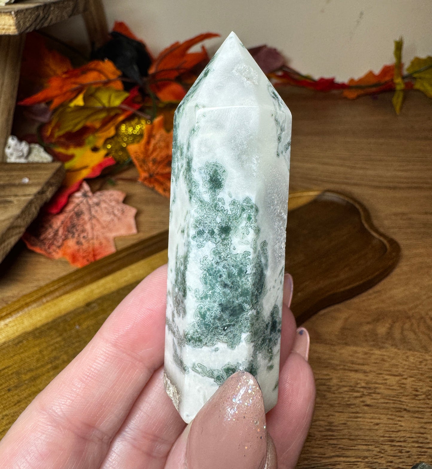 Moss & Ocean Agate Towers