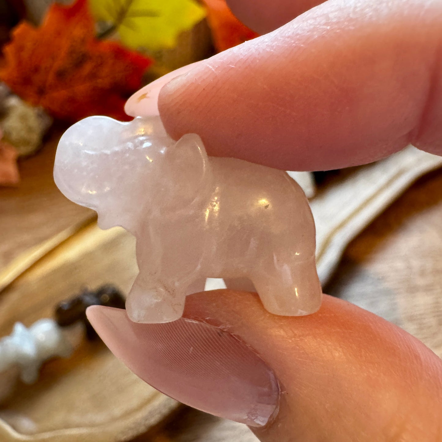 Mini Elephant Carving