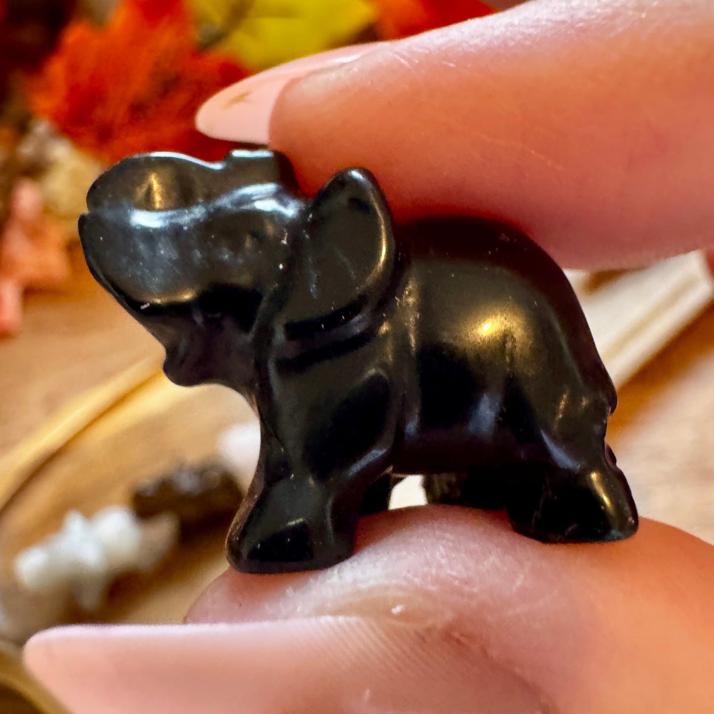 Mini Elephant Carving