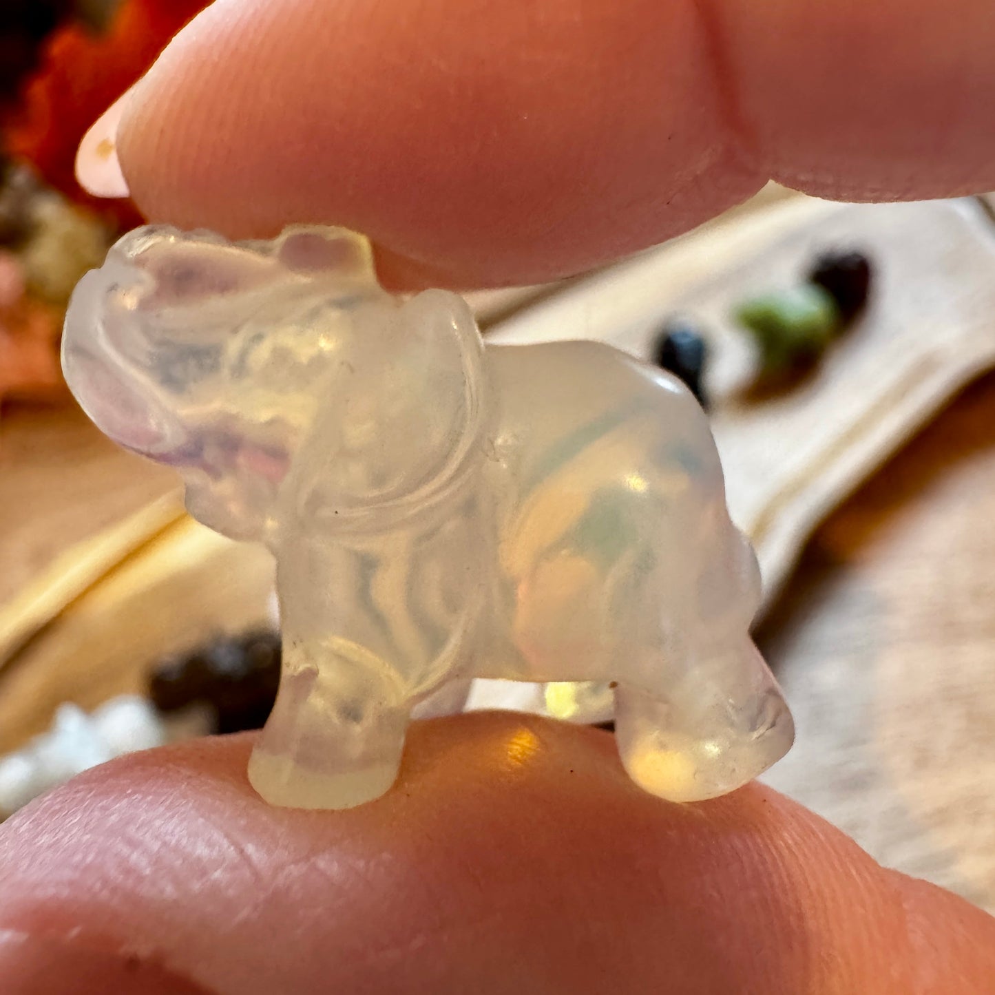 Mini Elephant Carving