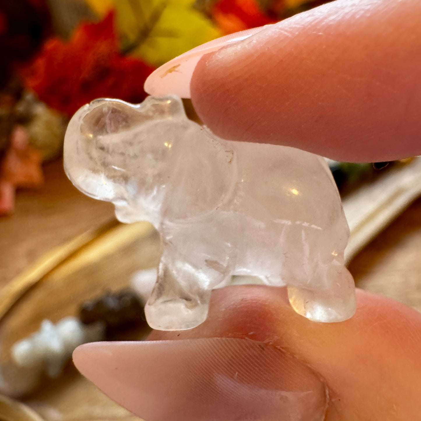 Mini Elephant Carving