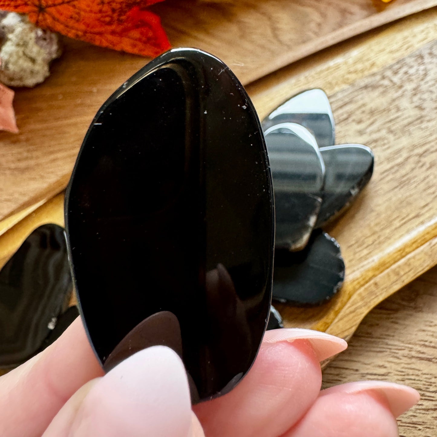 Black Agate Slice