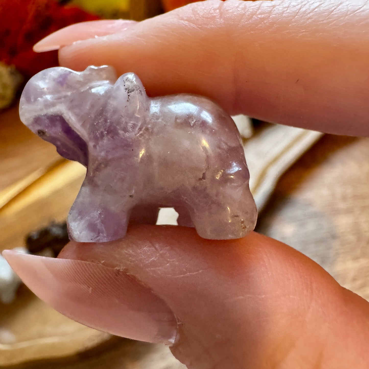 Mini Elephant Carving