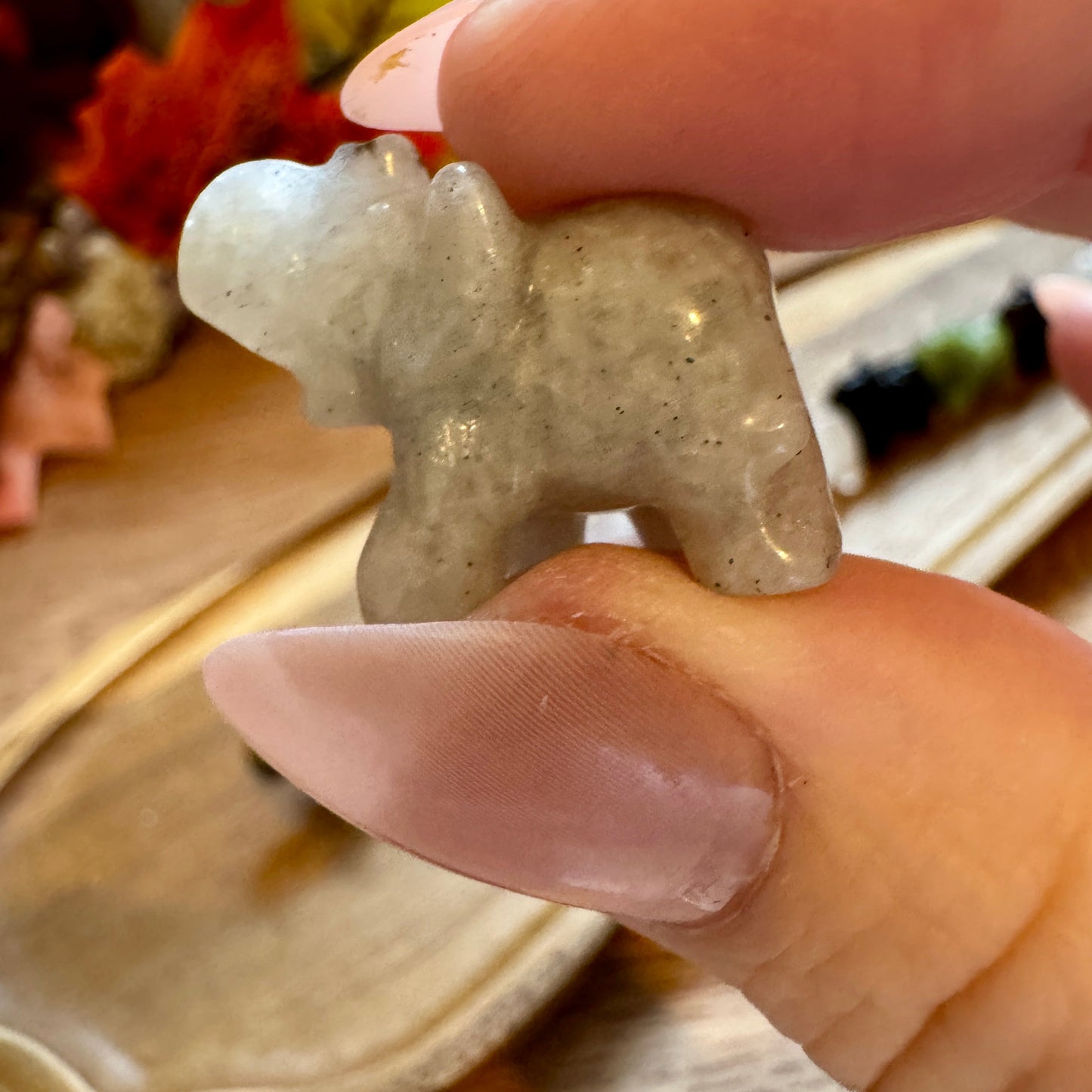Mini Elephant Carving