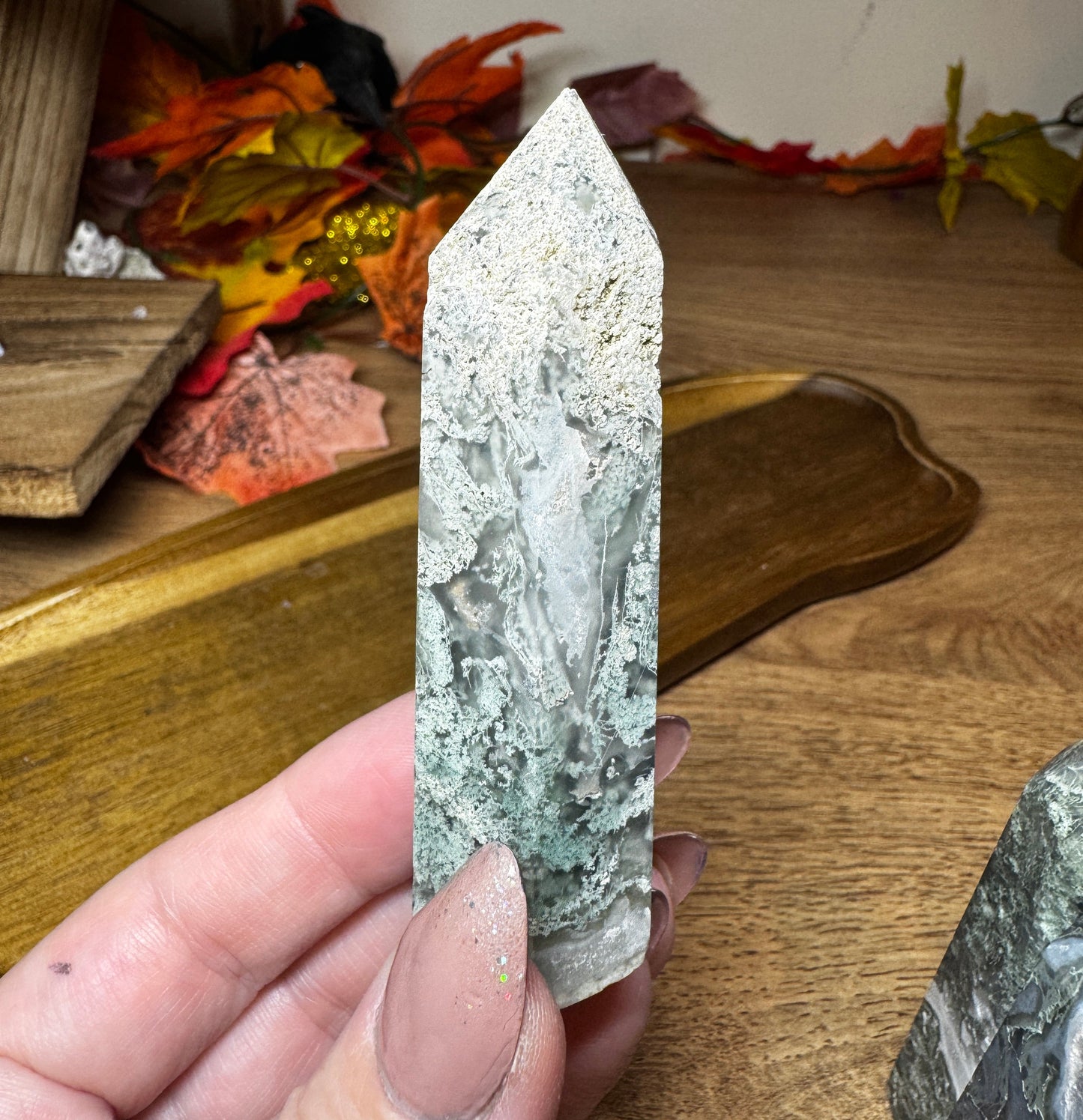 Moss & Ocean Agate Towers