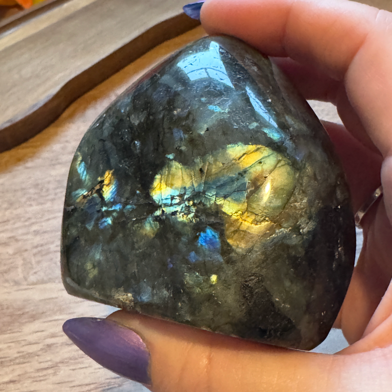 Labradorite Free form – 310g C Flawed but Fabulous