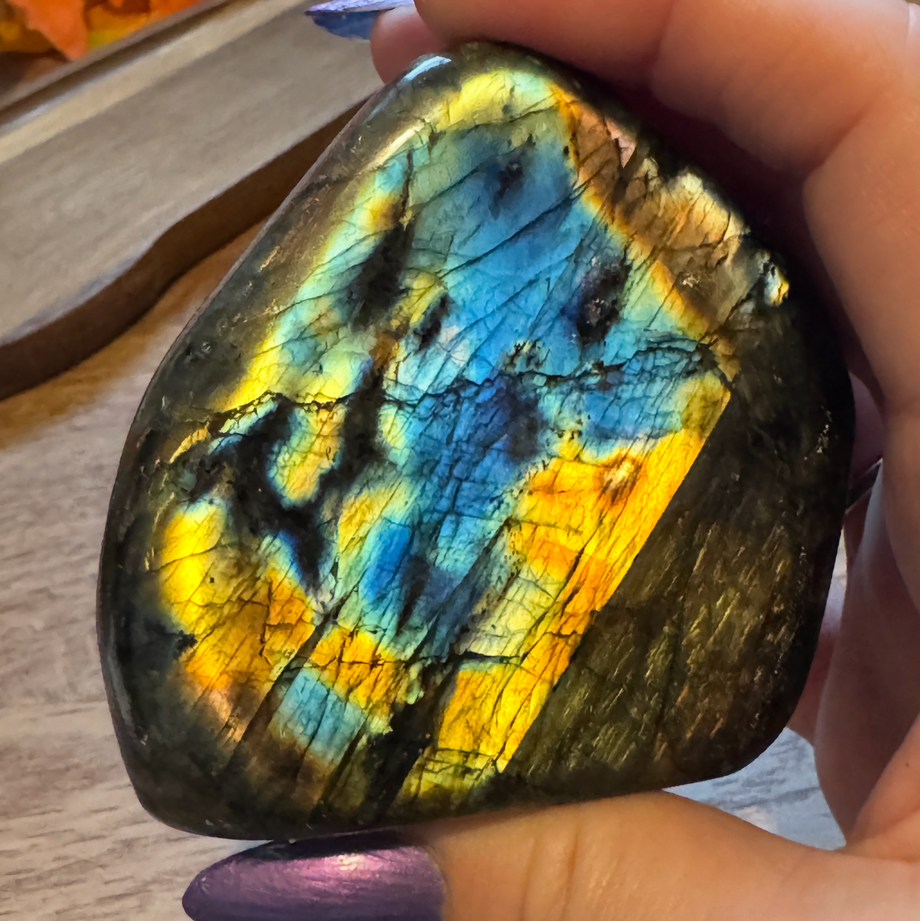 Labradorite Free form – 310g C Flawed but Fabulous