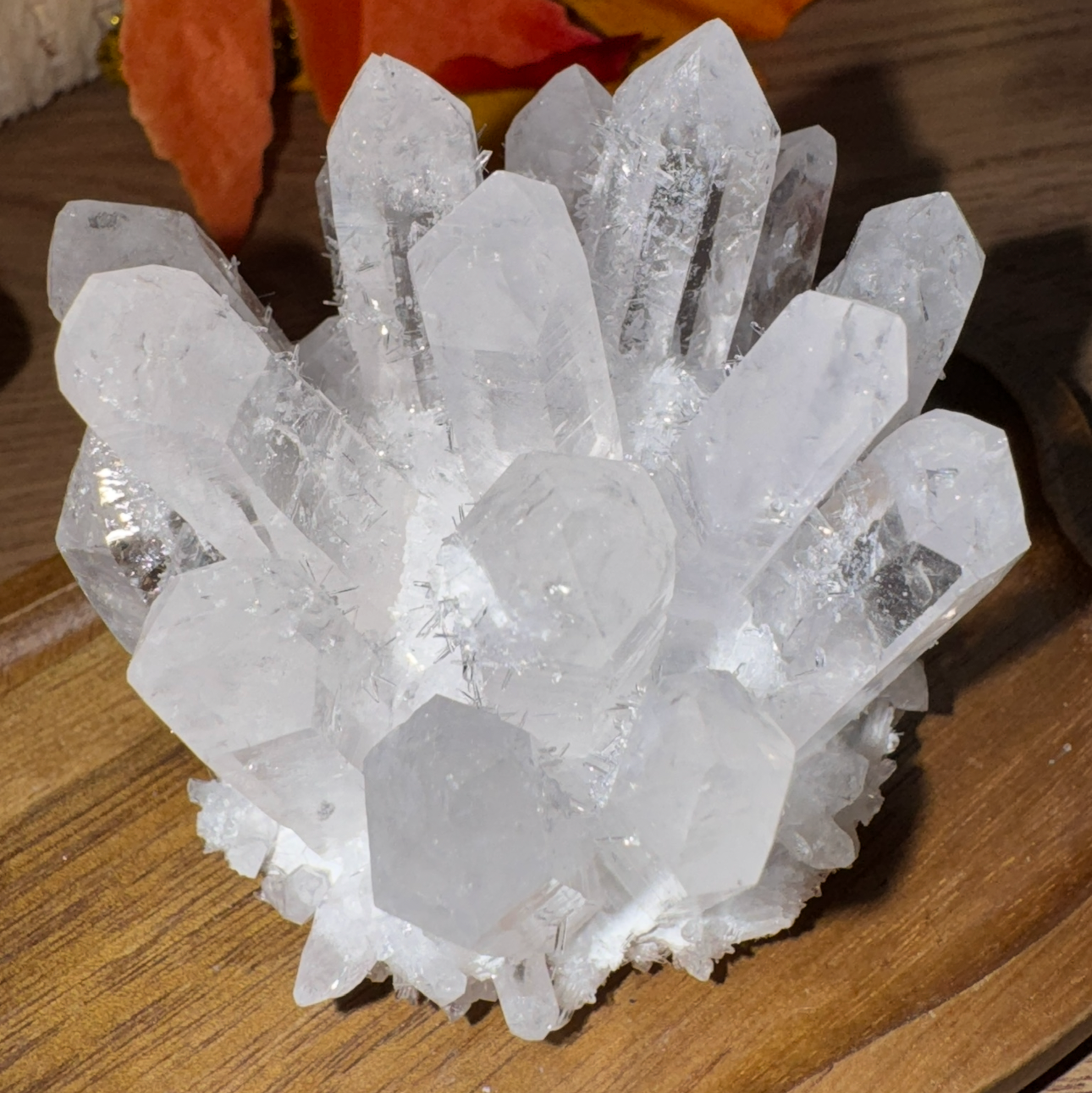 Clear Quartz Cluster with Natural Points – Decorative Formation