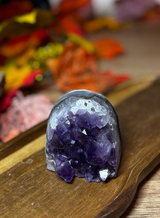 Deep Violet Amethyst Cut Base