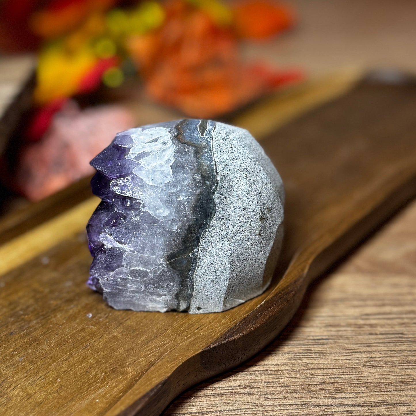 Deep Violet Amethyst Cut Base