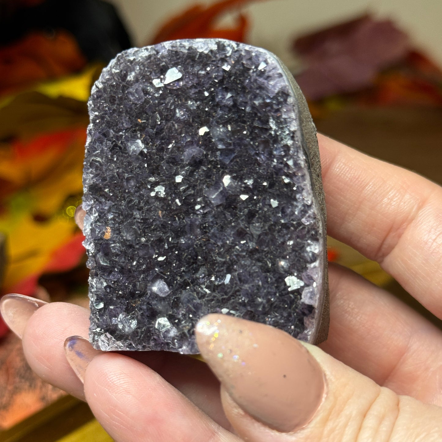 Deep Violet/Black Amethyst Cut Base